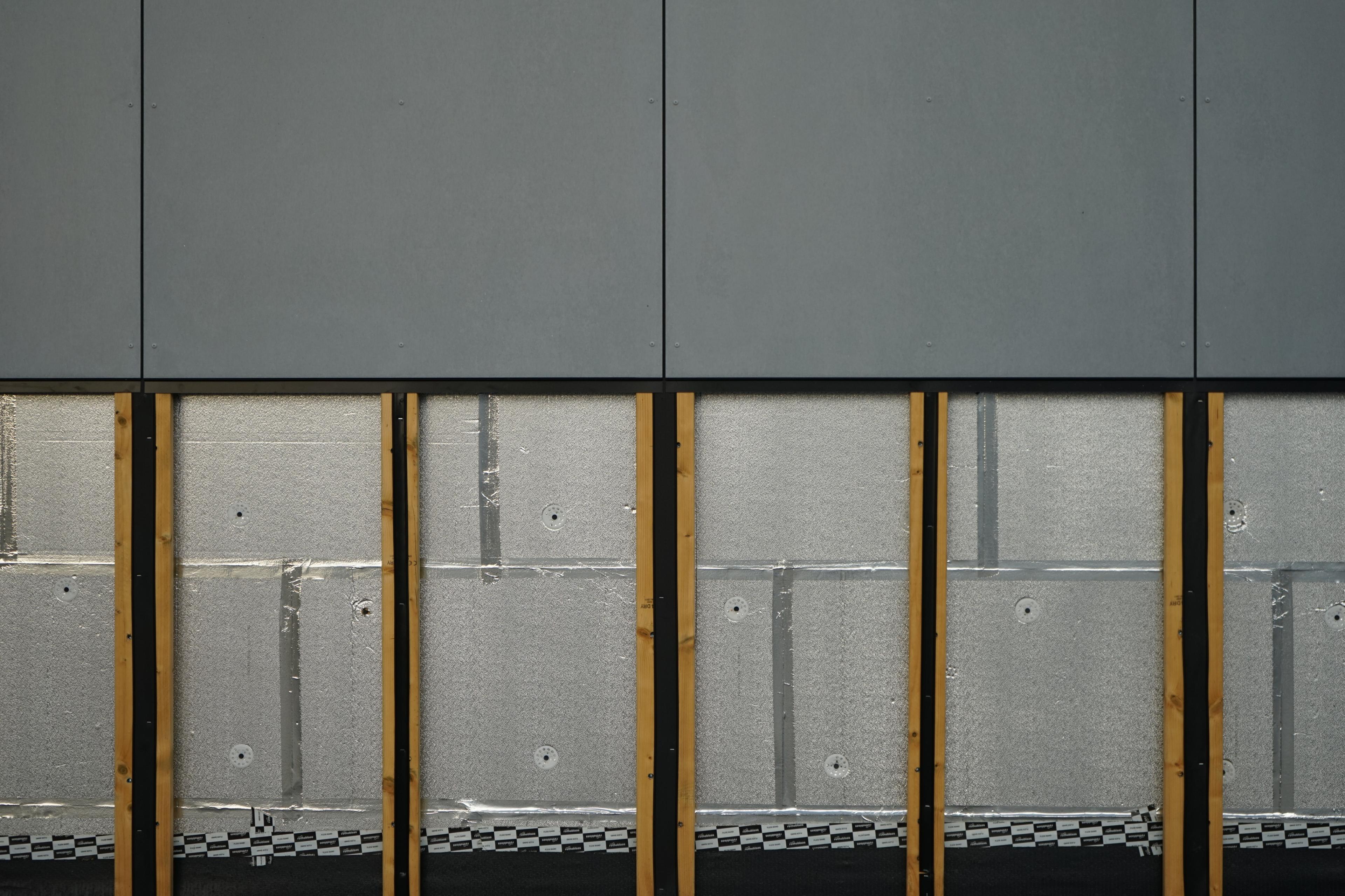 Photo du chantier — isolation et bardage de façade en Belgique 4